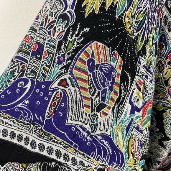 Vtg Platinum Dorothy Schoelen Egyptian Theme Outfit 2 Pc Set Womens S/M - Picture 10 of 16